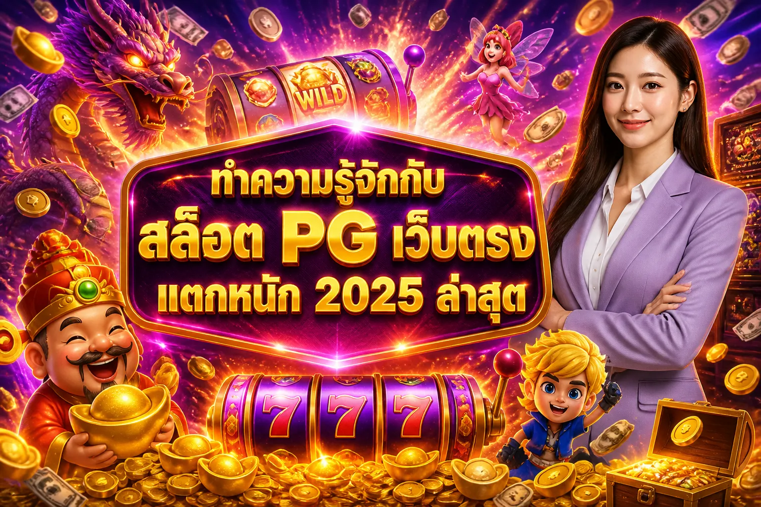 ภาพประกอบหัวข้อ ทำความรู้จักกับสล็อต PG เว็บตรง แตกหนัก 2025 ล่าสุด