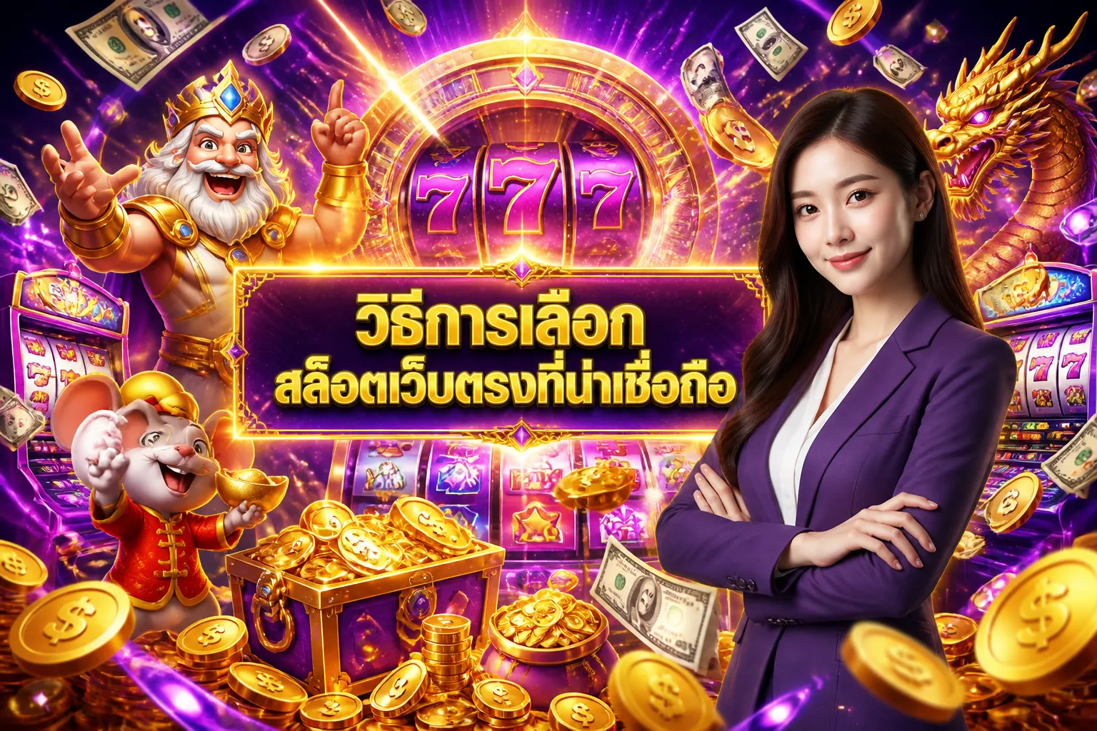 ภาพประกอบหัวข้อ วิธีการเลือกสล็อตเว็บตรงที่น่าเชื่อถือ