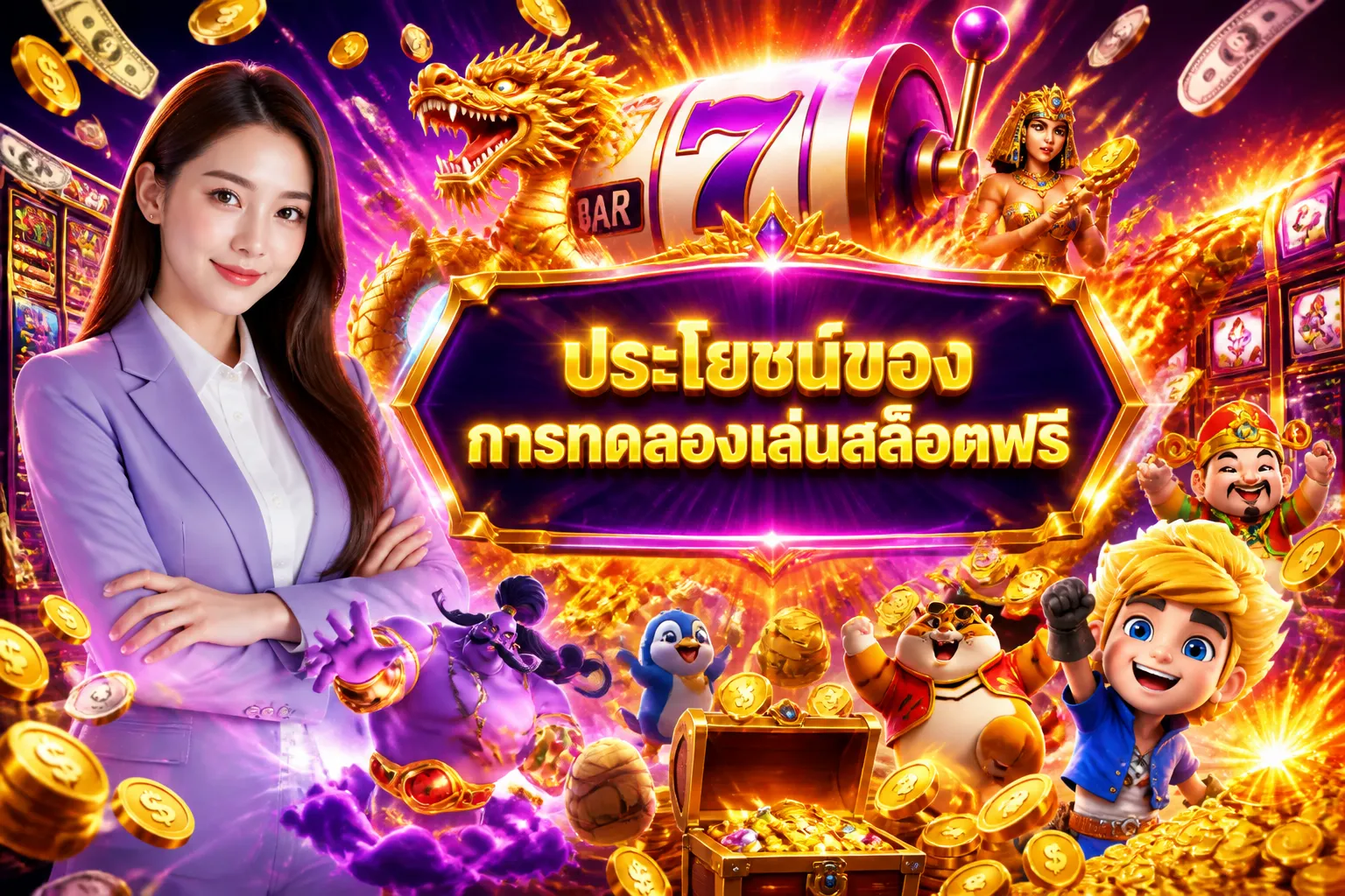 ภาพประกอบหัวข้อ ประโยชน์ของการทดลองเล่นสล็อตฟรี