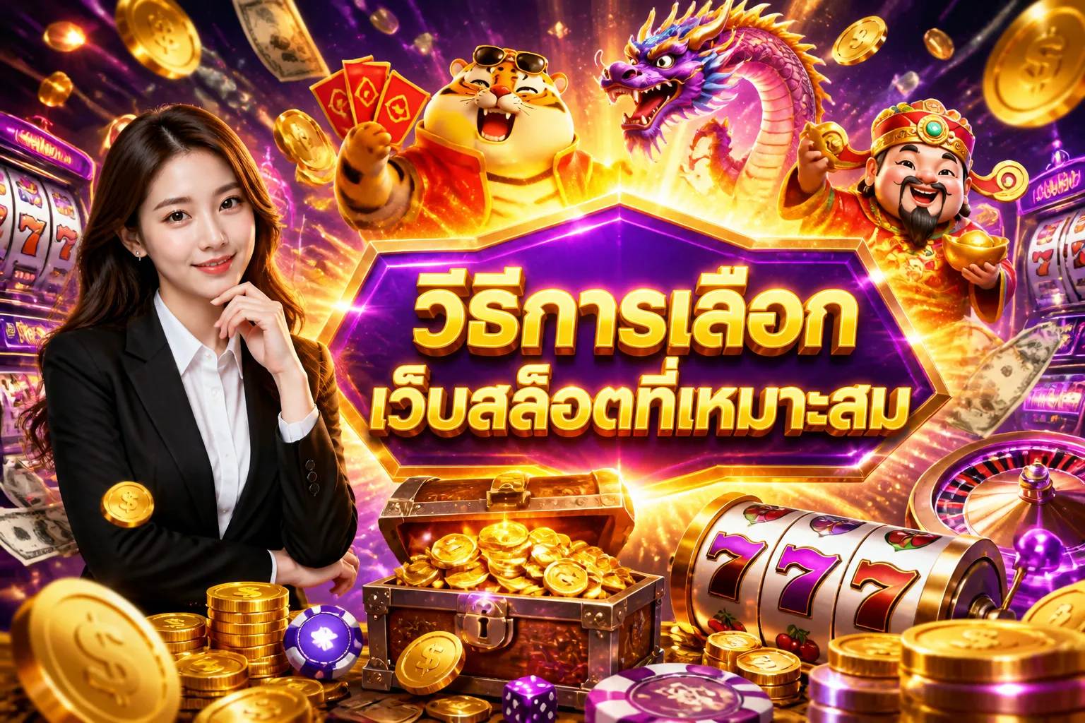 ภาพประกอบหัวข้อ วิธีการเลือกเว็บสล็อตที่เหมาะสม