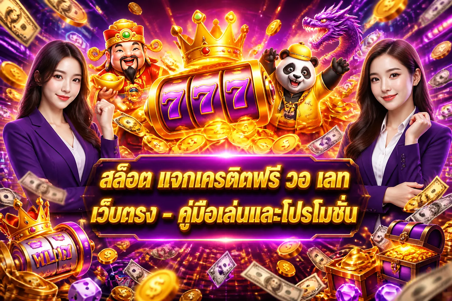 ภาพหน้าปกบทความ สล็อต แจกเครดิตฟรี วอ เลท เว็บตรง - คู่มือเล่นและโปรโมชั่น