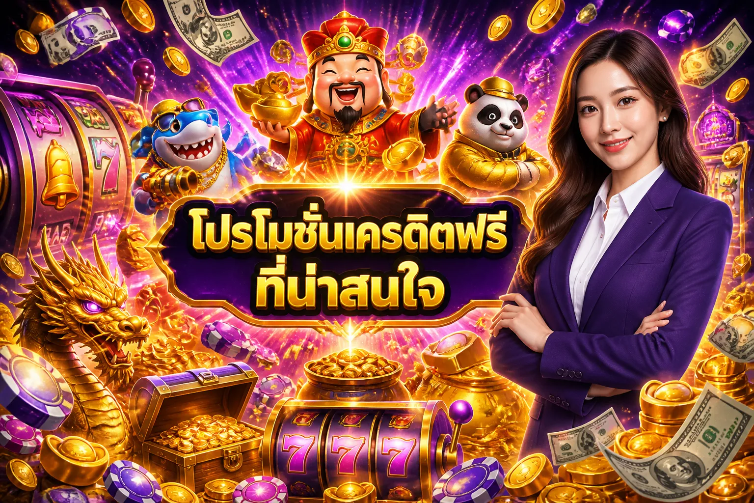 ภาพประกอบหัวข้อ โปรโมชั่นเครดิตฟรีที่น่าสนใจ