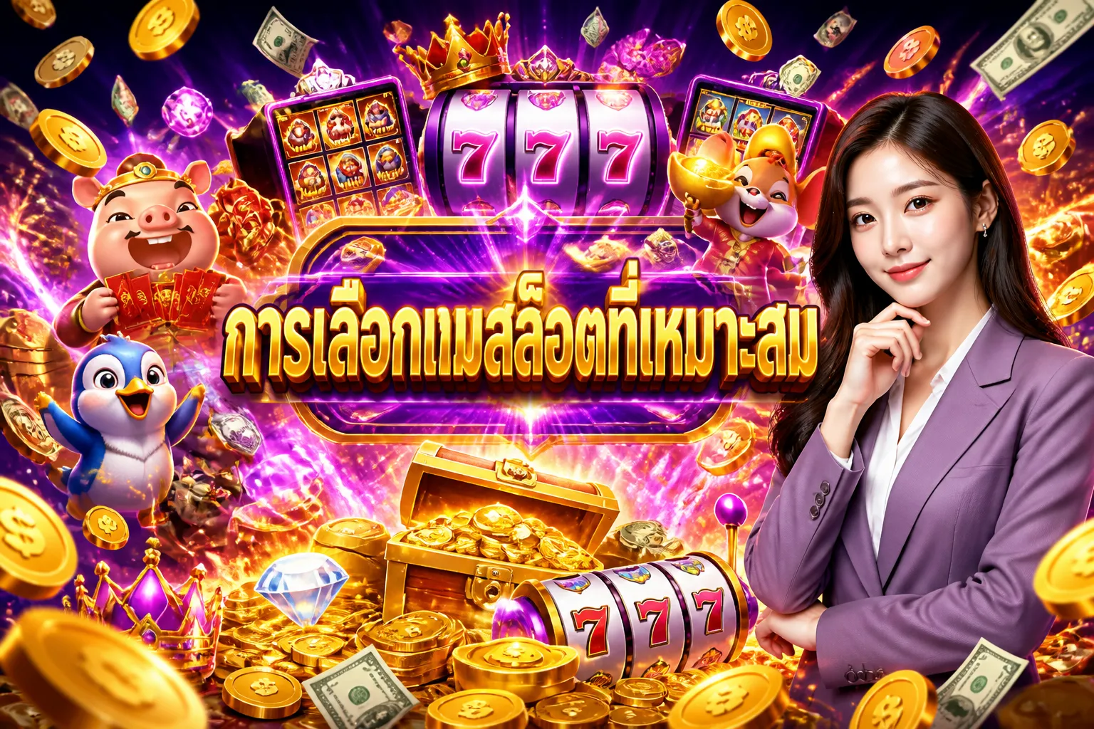 ภาพประกอบหัวข้อ การเลือกเกมสล็อตที่เหมาะสม