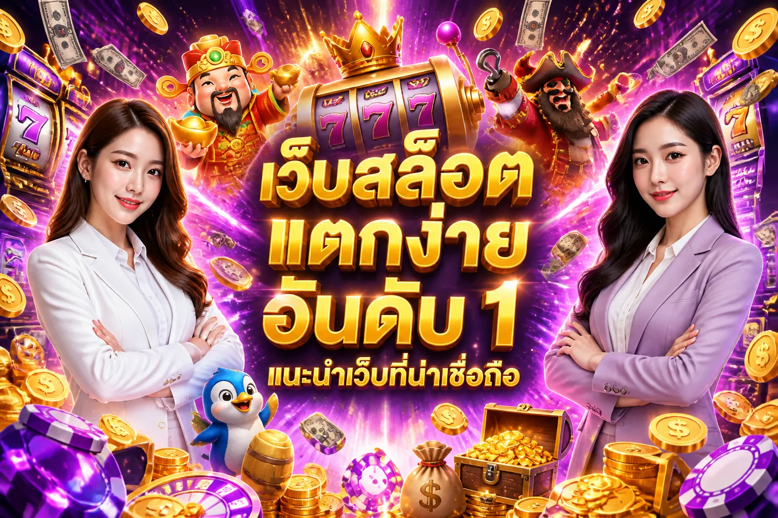 ภาพหน้าปกบทความ เว็บสล็อต แตกง่าย อันดับ 1 แนะนำเว็บที่น่าเชื่อถือ