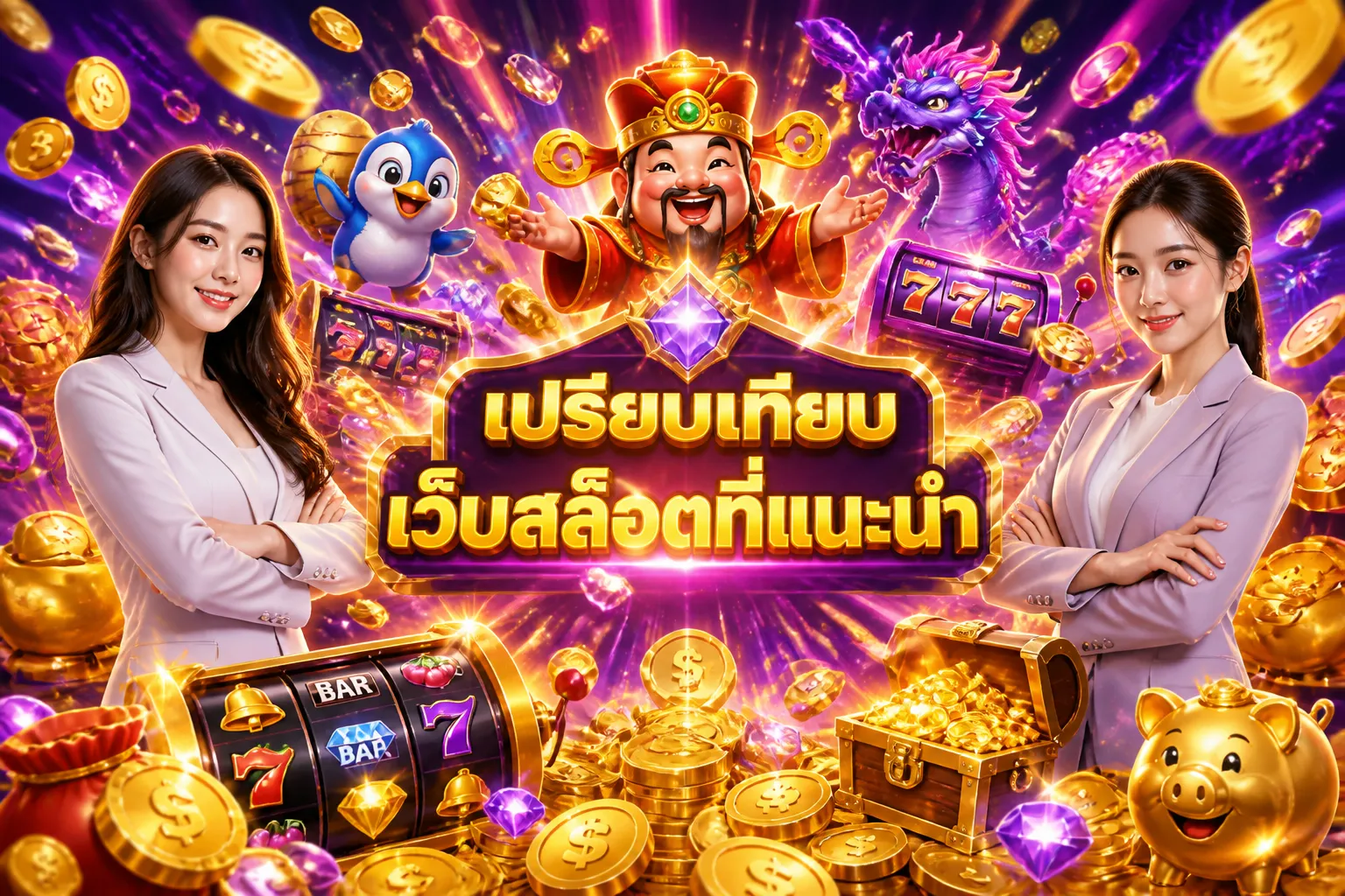 ภาพประกอบหัวข้อ เปรียบเทียบเว็บสล็อตที่แนะนำ
